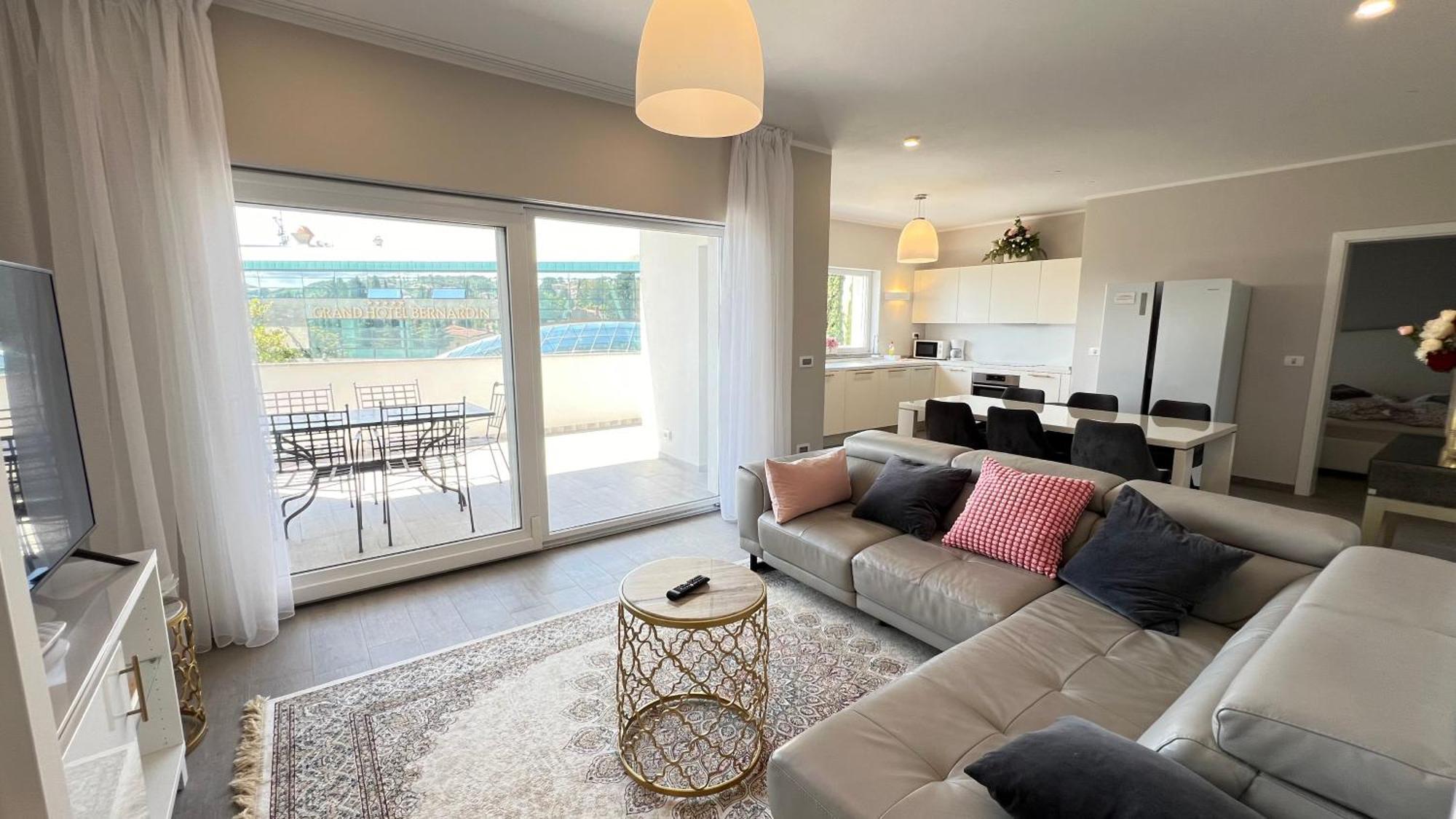 Apartmán Casa Del Sol Portorož Exteriér fotografie